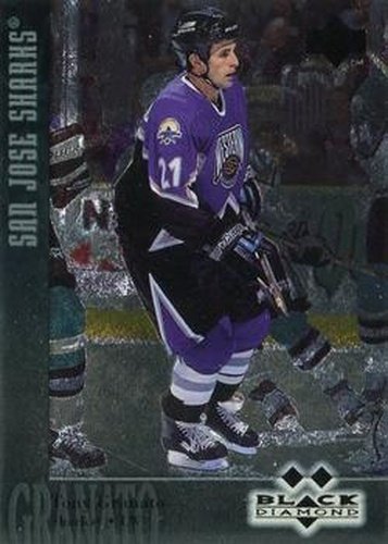 #121 Tony Granato - San Jose Sharks - 1996-97 Upper Deck Black Diamond Hockey