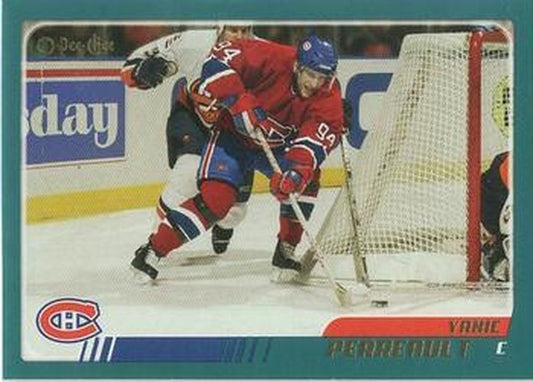 #121 Yanic Perreault - Montreal Canadiens - 2003-04 O-Pee-Chee Hockey