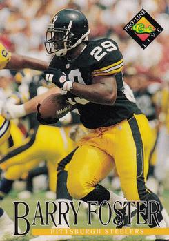 #121 Barry Foster - Pittsburgh Steelers - 1994 Pro Line Live Football
