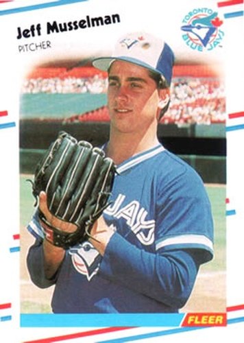 #121 Jeff Musselman - Toronto Blue Jays - 1988 Fleer Baseball