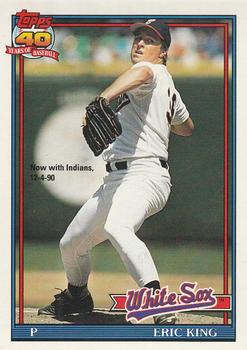 #121 Eric King - Cleveland Indians - 1991 O-Pee-Chee Baseball