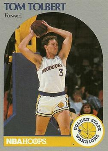 #121 Tom Tolbert - Golden State Warriors - 1990-91 Hoops Basketball