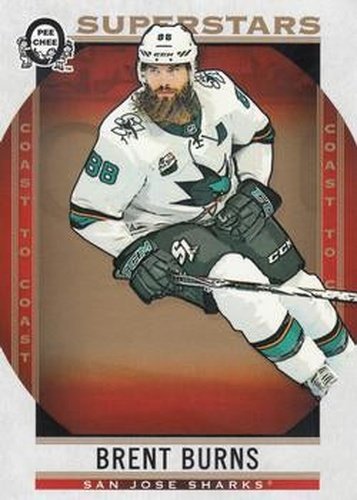 #121 Brent Burns - San Jose Sharks - 2018-19 O-Pee-Chee Coast to Coast Hockey