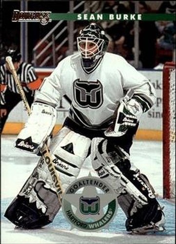#121 Sean Burke - Hartford Whalers - 1996-97 Donruss Hockey