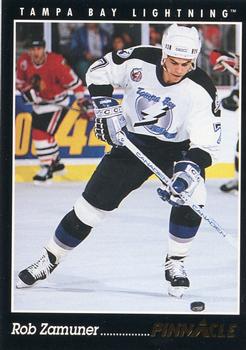 #121 Rob Zamuner - Tampa Bay Lightning - 1993-94 Pinnacle Hockey