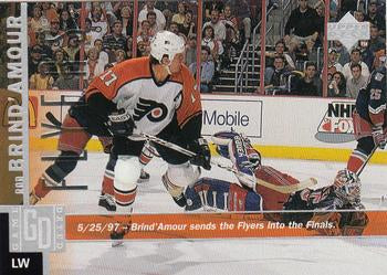 #121 Rod Brind'Amour - Philadelphia Flyers - 1997-98 Upper Deck Hockey