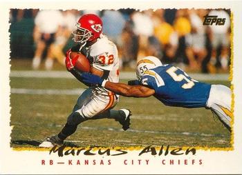 #121 Marcus Allen - Kansas City Chiefs - 1995 Topps Football