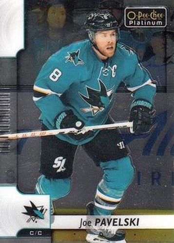 #121 Joe Pavelski - San Jose Sharks - 2017-18 O-Pee-Chee Platinum Hockey