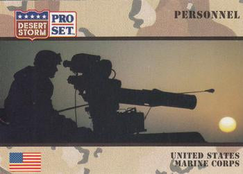 #121 United States Marine Corps - 1991 Pro Set Desert Storm