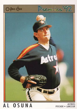 #121 Al Osuna - Houston Astros - 1992 O-Pee-Chee Premier Baseball