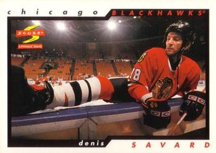 #121 Denis Savard - Chicago Blackhawks - 1996-97 Score Hockey