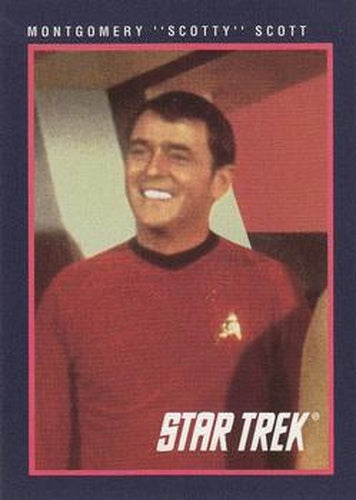 #121 Montgomery "Scotty" Scott - 1991 Impel Star Trek 25th Anniversary