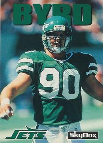 #122 Dennis Byrd - New York Jets - 1992 SkyBox Impact Football