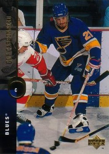 #122 Guy Carbonneau - St. Louis Blues - 1994-95 Upper Deck Hockey