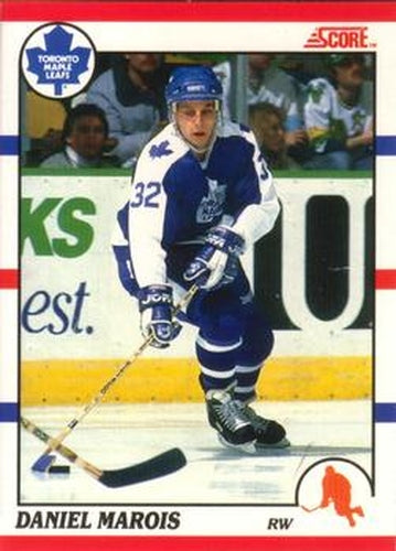 #122 Daniel Marois - Toronto Maple Leafs - 1990-91 Score Canadian Hockey
