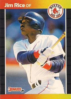 #122 Jim Rice - Boston Red Sox - 1989 Donruss Baseball