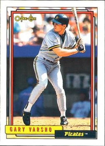#122 Gary Varsho - Pittsburgh Pirates - 1992 O-Pee-Chee Baseball