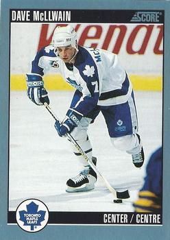 #122 Dave McLlwain - Toronto Maple Leafs - 1992-93 Score Canadian Hockey