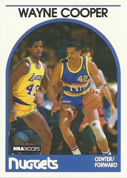 #122 Wayne Cooper - Denver Nuggets - 1989-90 Hoops Basketball