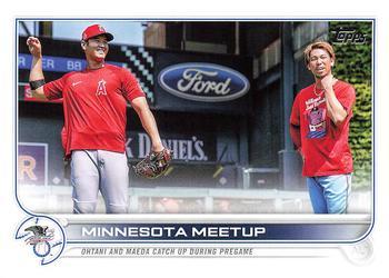 #122 Minnesota Meetup - Los Angeles Angels / Minnesota Twins - 2022 Topps Baseball