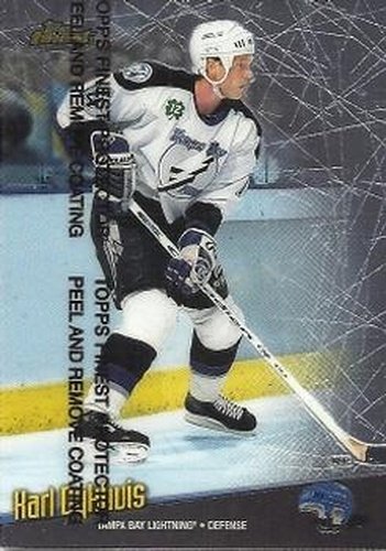 #122 Karl Dykhuis - Tampa Bay Lightning - 1998-99 Finest Hockey