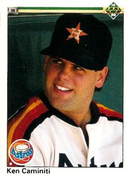 #122 Ken Caminiti - Houston Astros - 1990 Upper Deck Baseball