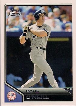 #122 Paul O'Neill - New York Yankees - 2011 Topps Lineage Baseball