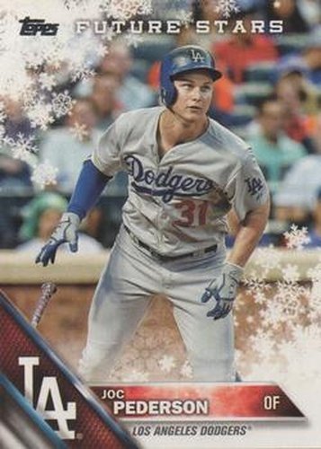#HMW122 Joc Pederson - Los Angeles Dodgers - 2016 Topps Holiday Baseball