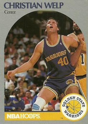 #122 Christian Welp - Golden State Warriors - 1990-91 Hoops Basketball