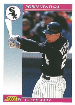 #122 Robin Ventura - Chicago White Sox - 1992 Score Baseball
