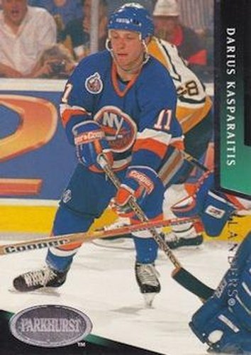 #122 Darius Kasparaitis - New York Islanders - 1993-94 Parkhurst Hockey