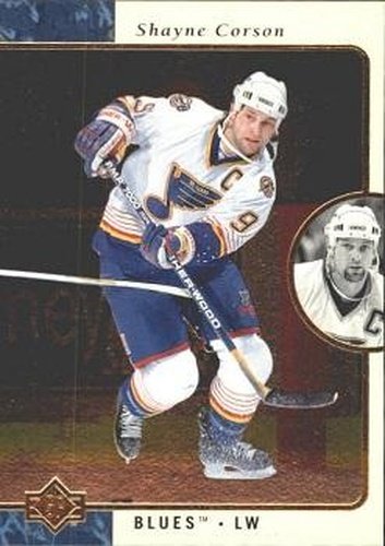 #122 Shayne Corson - St. Louis Blues - 1995-96 SP Hockey