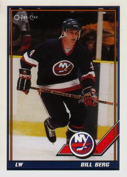 #122 Bill Berg - New York Islanders - 1991-92 O-Pee-Chee Hockey