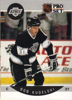 #122 Bob Kudelski - Los Angeles Kings - 1990-91 Pro Set Hockey