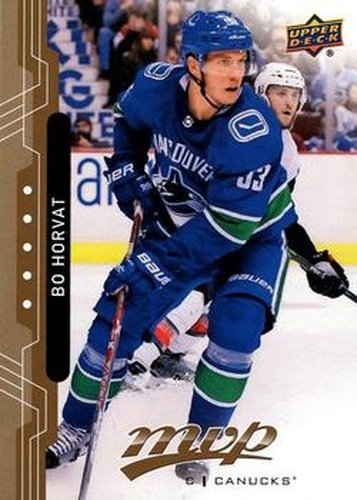 #122 Bo Horvat - Vancouver Canucks - 2018-19 Upper Deck MVP Hockey