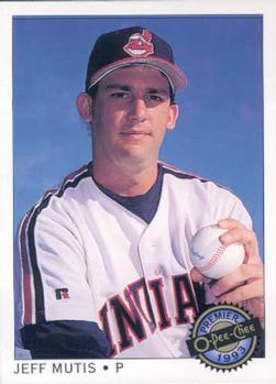 #122 Jeff Mutis - Cleveland Indians - 1993 O-Pee-Chee Premier Baseball