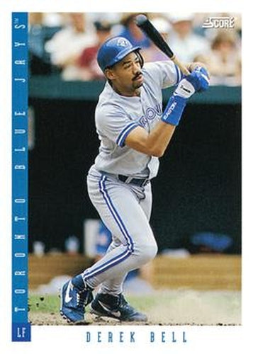 #122 Derek Bell - Toronto Blue Jays - 1993 Score Baseball