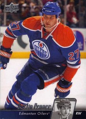 #122 Dustin Penner - Edmonton Oilers - 2010-11 Upper Deck Hockey