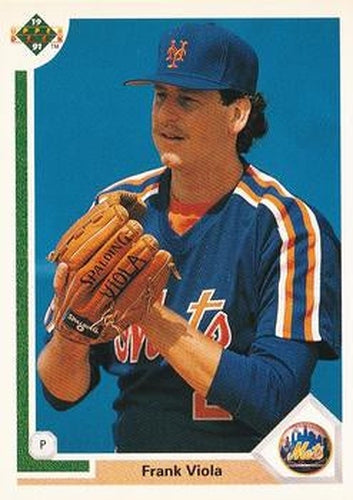 #122 Frank Viola - New York Mets - 1991 Upper Deck Baseball