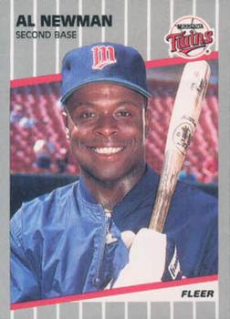 #122 Al Newman - Minnesota Twins - 1989 Fleer Baseball