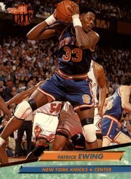 #122 Patrick Ewing - New York Knicks - 1992-93 Ultra Basketball