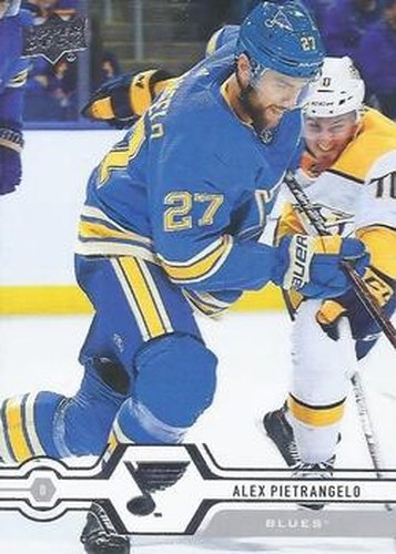 #122 Alex Pietrangelo - St. Louis Blues - 2019-20 Upper Deck Hockey