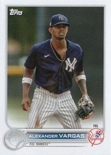 #PD-122 Alexander Vargas - FCL Yankees - 2022 Topps Pro Debut Baseball