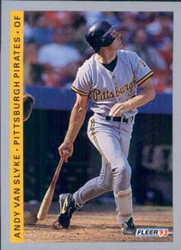 #122 Andy Van Slyke - Pittsburgh Pirates - 1993 Fleer Baseball