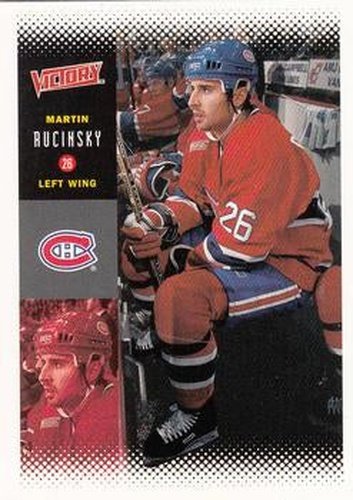 #122 Martin Rucinsky - Montreal Canadiens - 2000-01 Upper Deck Victory Hockey