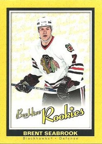 #122 Brent Seabrook - Chicago Blackhawks - 2005-06 Upper Deck Beehive Hockey