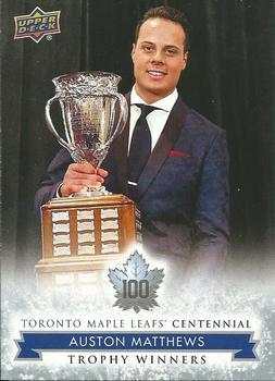 #122 Auston Matthews - Toronto Maple Leafs - 2017 Upper Deck Toronto Maple Leafs Centennial Hockey