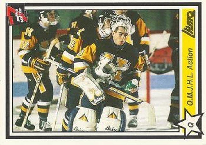 #122 QMJHL Action - Beauport Harfangs - 1990-91 7th Inning Sketch QMJHL Hockey