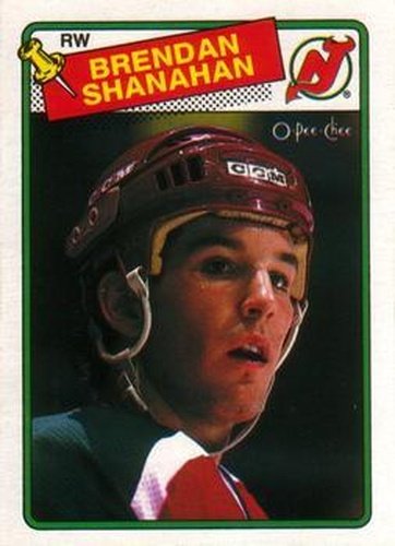 #122 Brendan Shanahan - New Jersey Devils - 1988-89 O-Pee-Chee Hockey