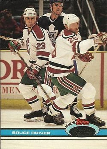 #122 Bruce Driver - New Jersey Devils - 1991-92 Stadium Club Hockey